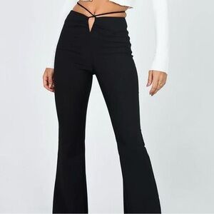 Princess Polly Black Flare Pants